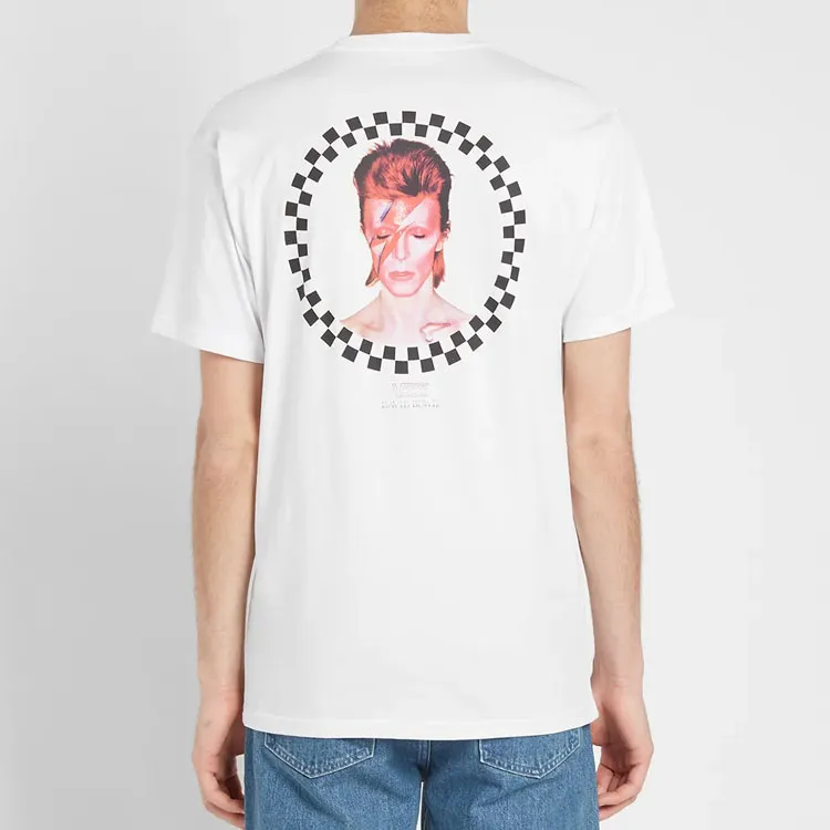 Vans X David Bowie Collaboration T-Shirts Men White-2