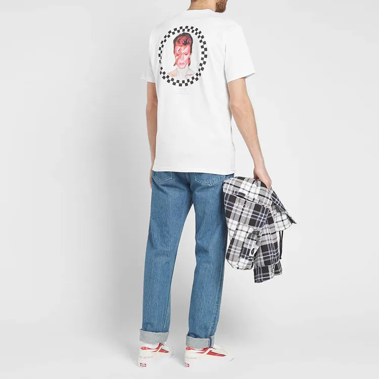 Vans X David Bowie Collaboration T-Shirts Men White-4