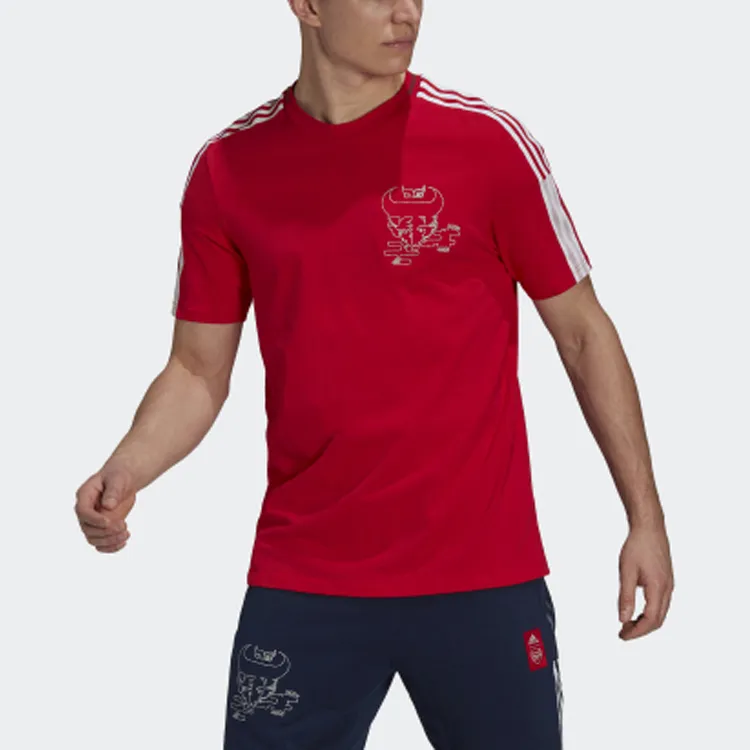 Adidas Arsenal Soccer Jerseys Men Light Scarlet-3