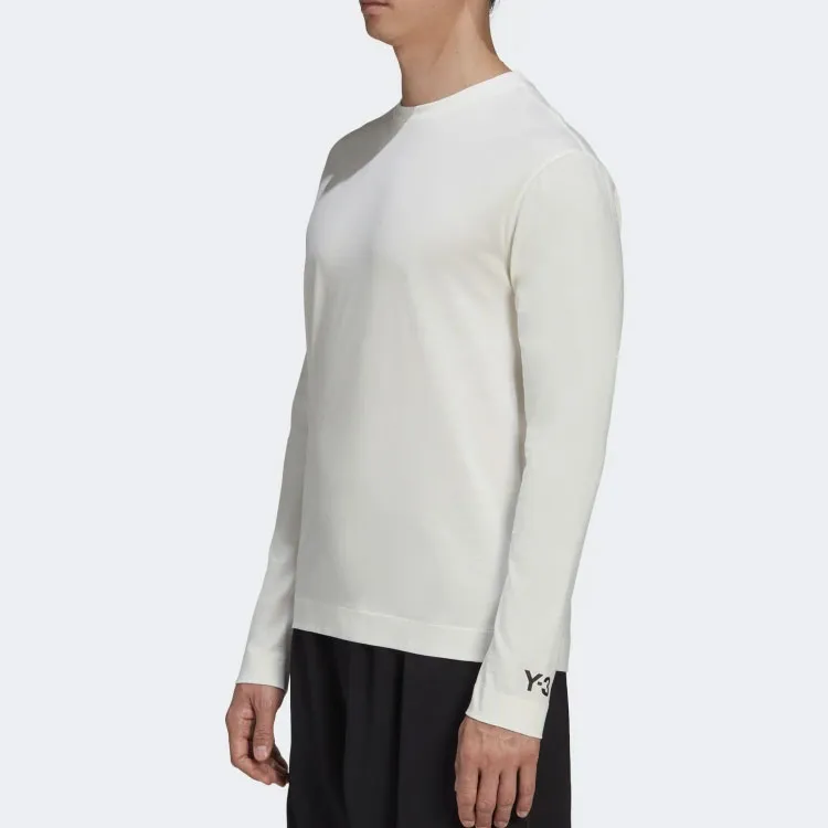 Y 3 T Shirts Unisex Ecru-4