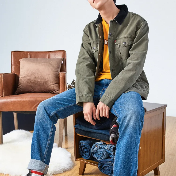 Levi’s Denim Jacket Men's Army Green-2