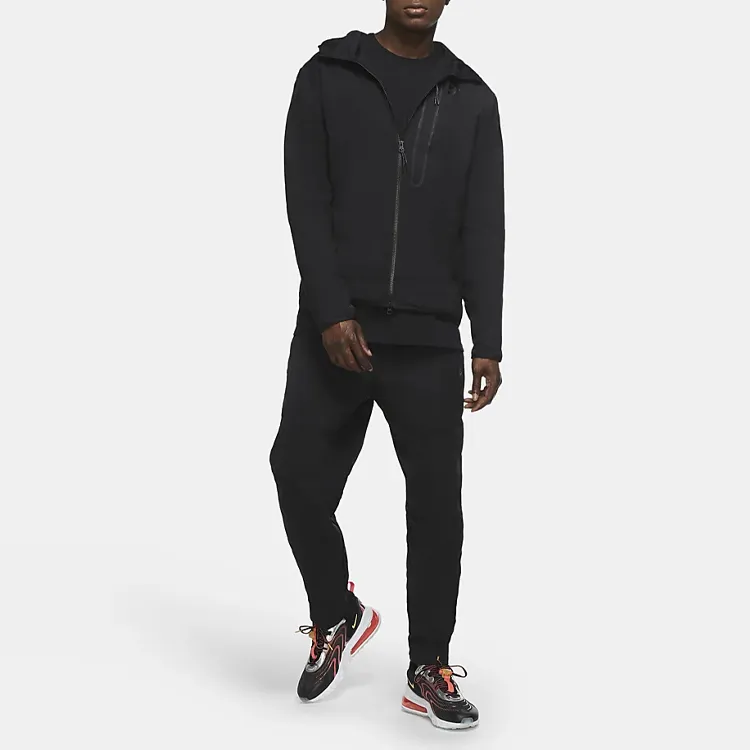 Nike Sportswear Essentials Series Sports Pants Men Black-3