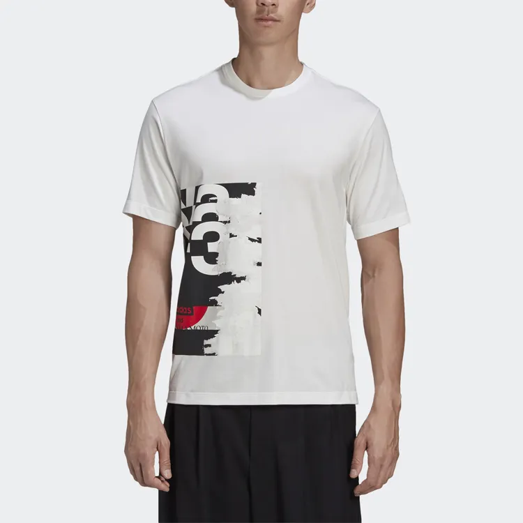 Y 3 T Shirts Men White-2