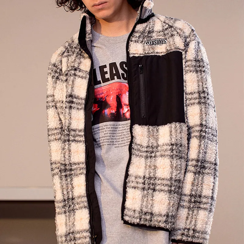 PLEASURES Wraith Poodle Polar Fleece Jacket-3