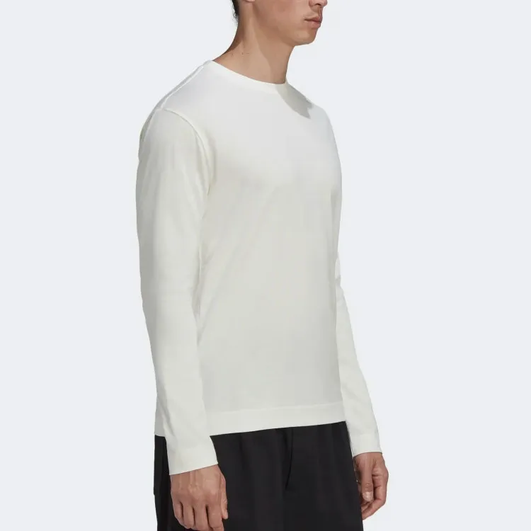 Y 3 T Shirts Unisex Ecru-5