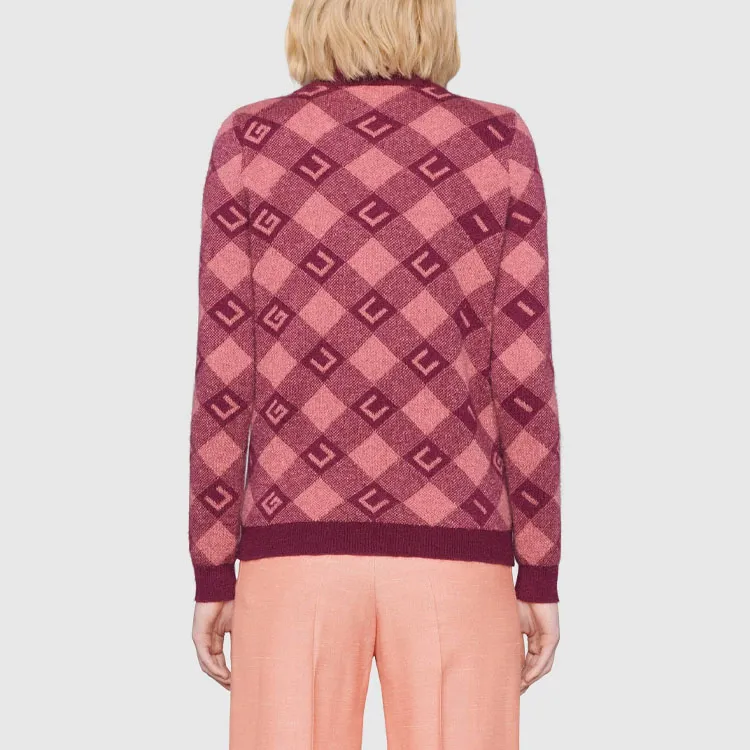GUCCI Sweaters Women's Burgundy-2