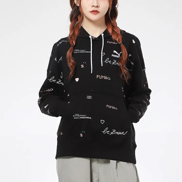 PUMA Leisure Sweatshirts Women's Black-2