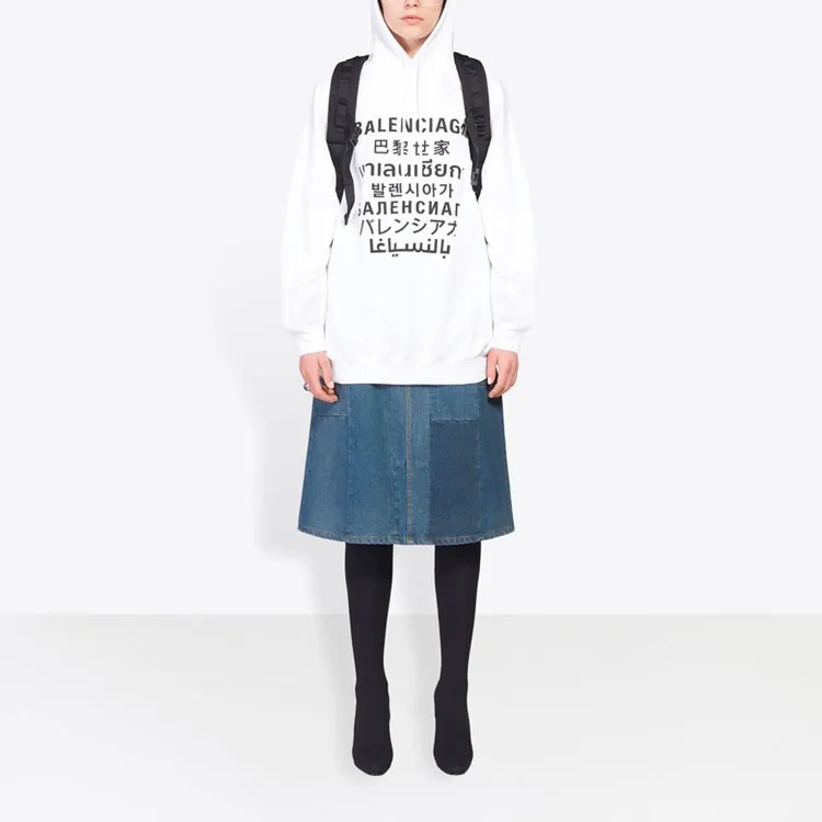 Balenciaga Languages Sport Hoodie-3