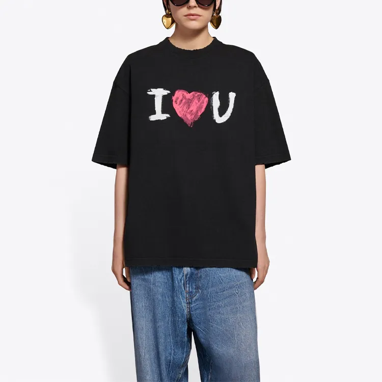 Balenciaga I Love You T Shirt-4