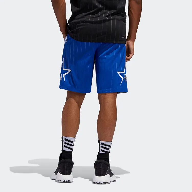 Adidas Basketball Shorts Men Blue-3