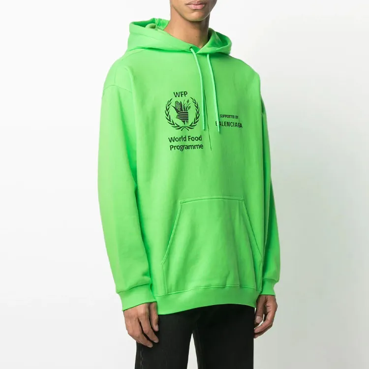 Balenciaga Sweatshirt Loose Fit Unisex Green-2