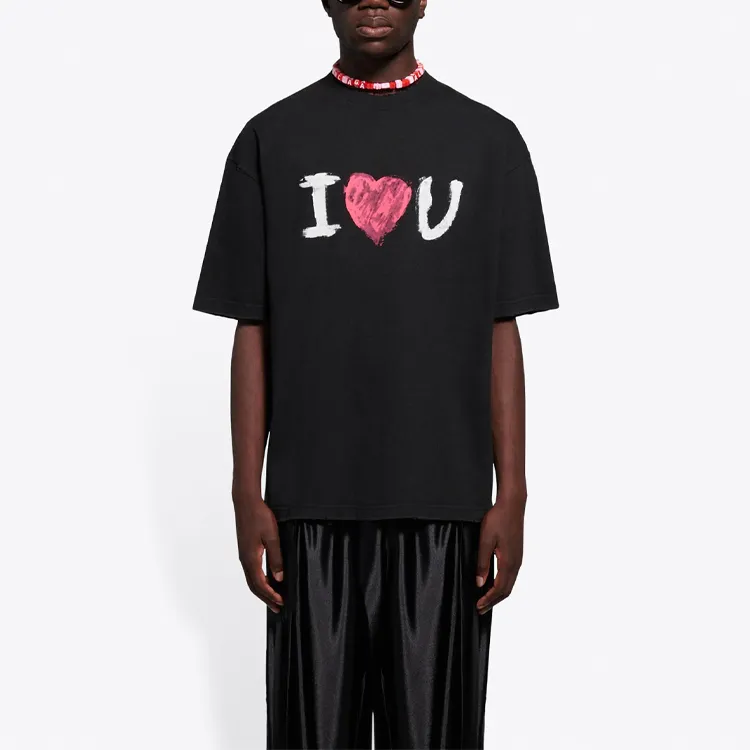 Balenciaga I Love You T Shirt-5