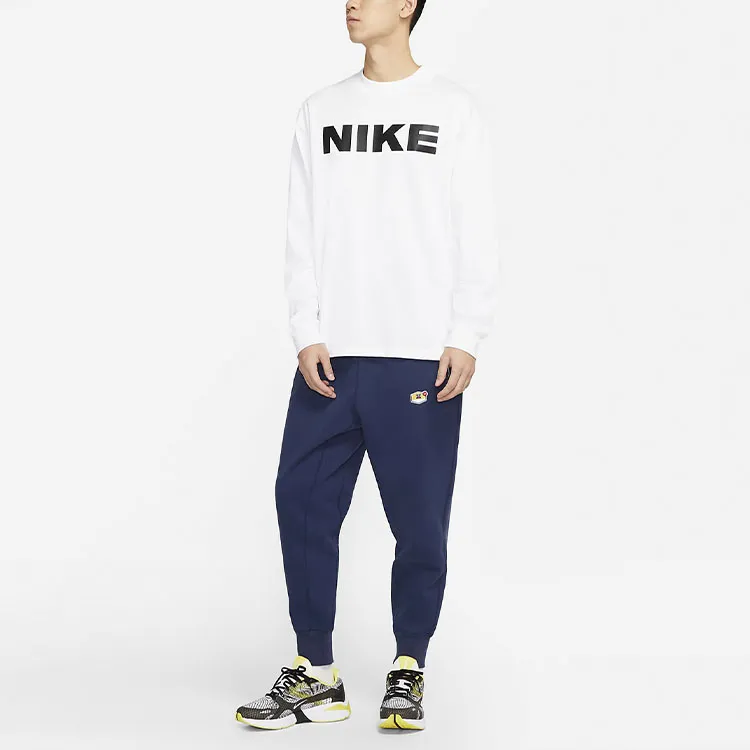 Nike Knitted Sports Pants Men's Deep Navy Blue-2
