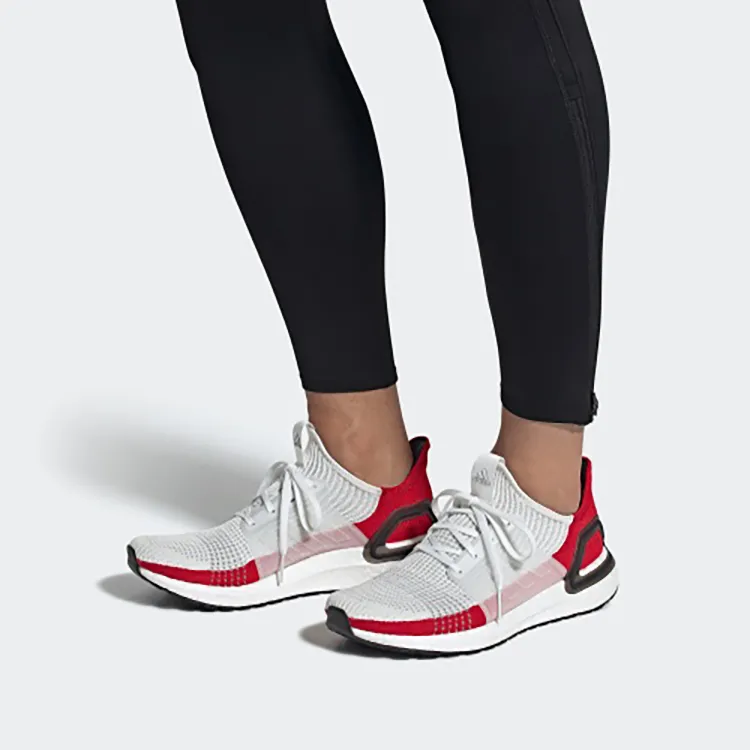 Adidas Ultra Boost 19 White Scarlet-6