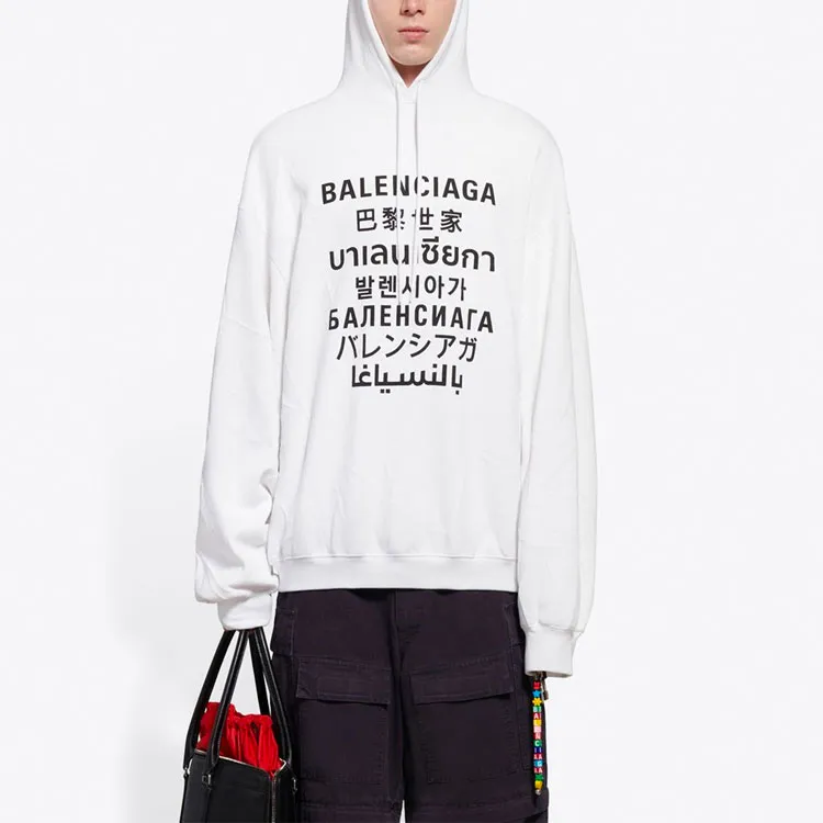 Balenciaga Languages Sport Hoodie-5