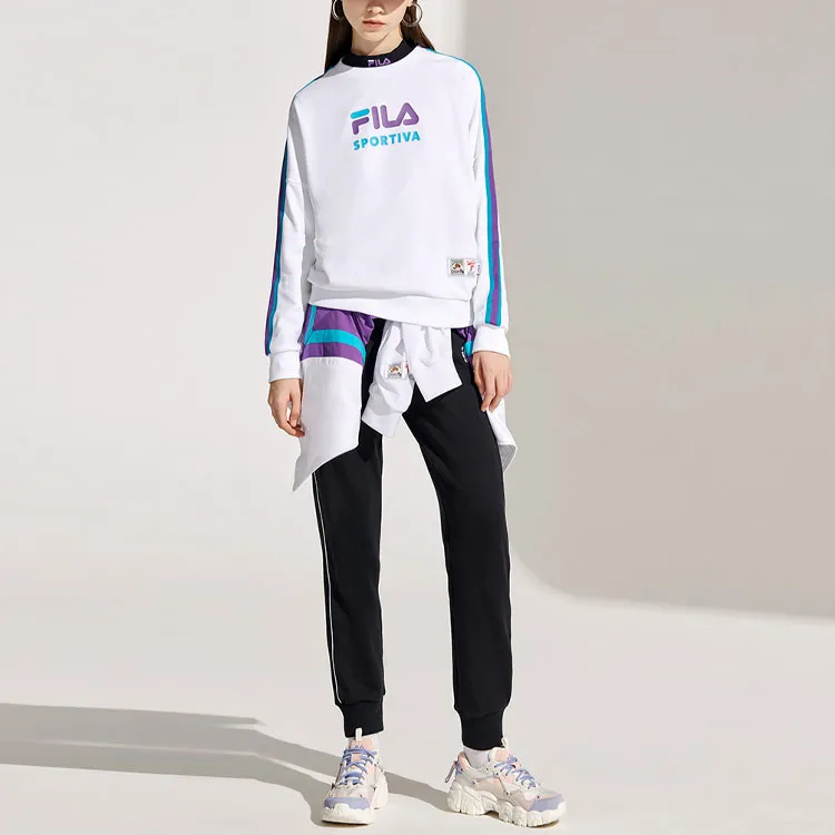 FILA FUSION Sweatshirts Women's White-2