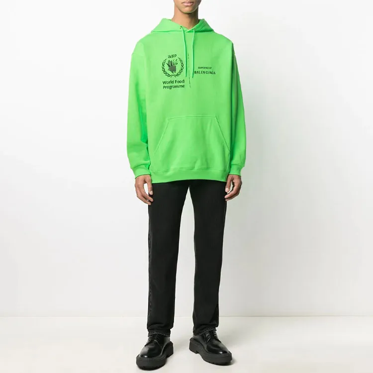 Balenciaga Sweatshirt Loose Fit Unisex Green-1