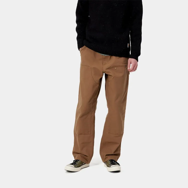 Carhartt WIP Double Knee Dearborn Canvas 12oz Relaxed Straight Fit Pants-2