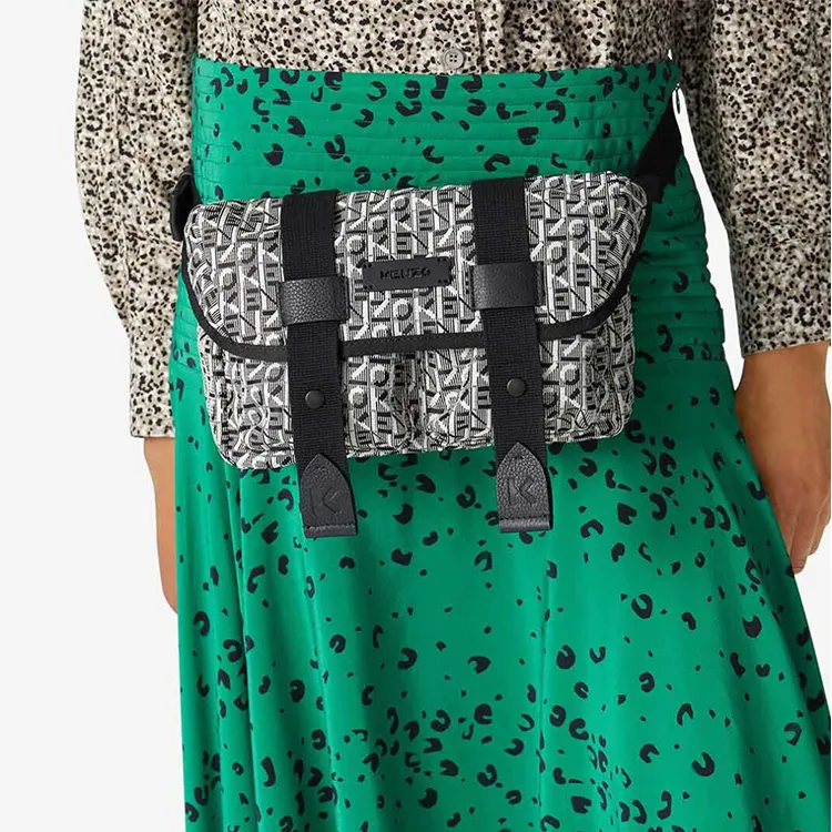 KENZO Messenger Bag Shoulder Bag Crossbody Bag Unisex Gray-3