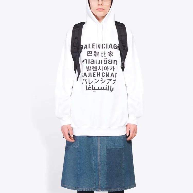 Balenciaga Languages Sport Hoodie-4