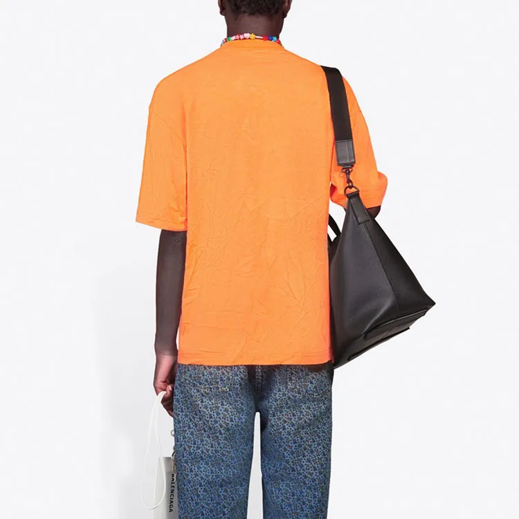 Balenciaga T Shirt Men's Orange-5