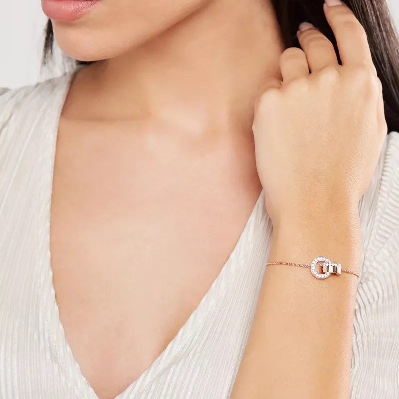 Swarovski Hollow Bracelets Women's-2