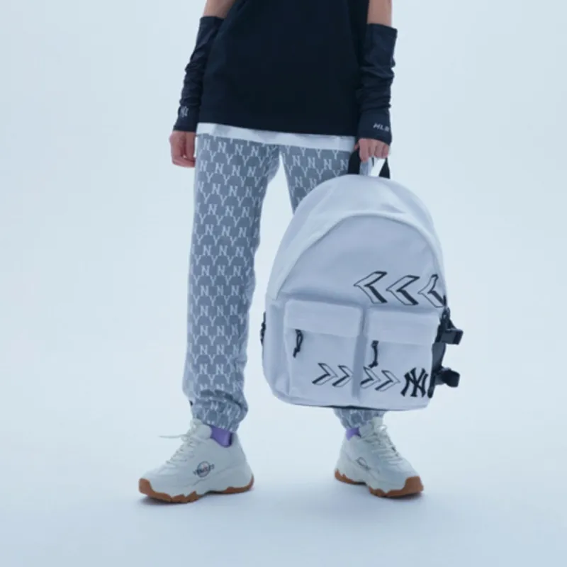 MLB Polyester Backpack Regular Unisex White-5