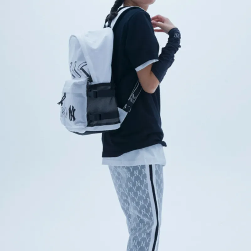 MLB Polyester Backpack Regular Unisex White-8