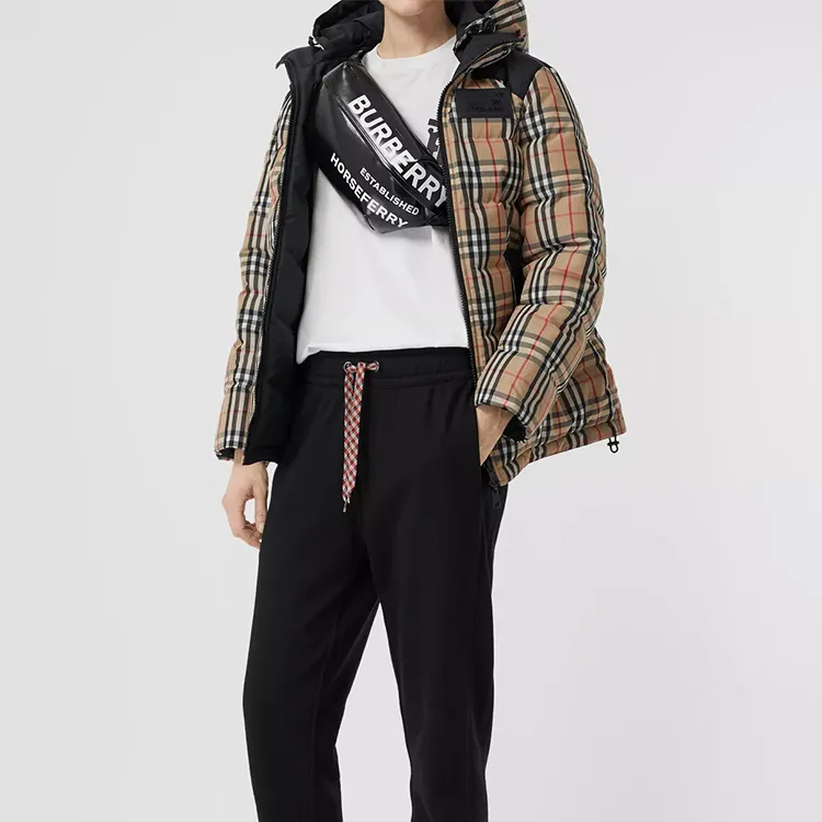Burberry Bum Bag Horseferry Print Medium Black-6