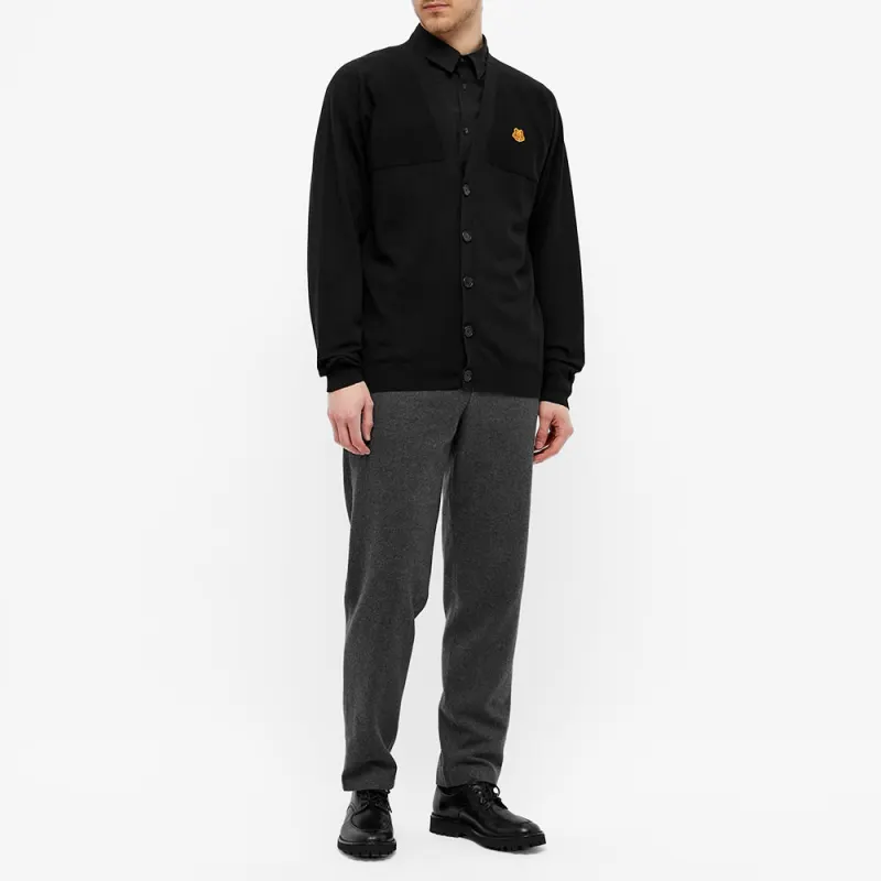 KENZO Classic Tiger Head Knitwear Men's Black-5