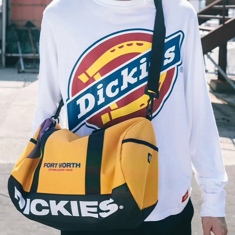 Dickies Polyester Shoulder Bag Unisex Yellow-2
