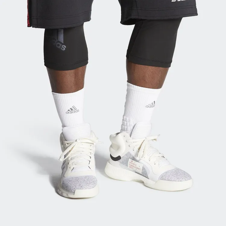 Adidas Marquee Boost White Grey-5