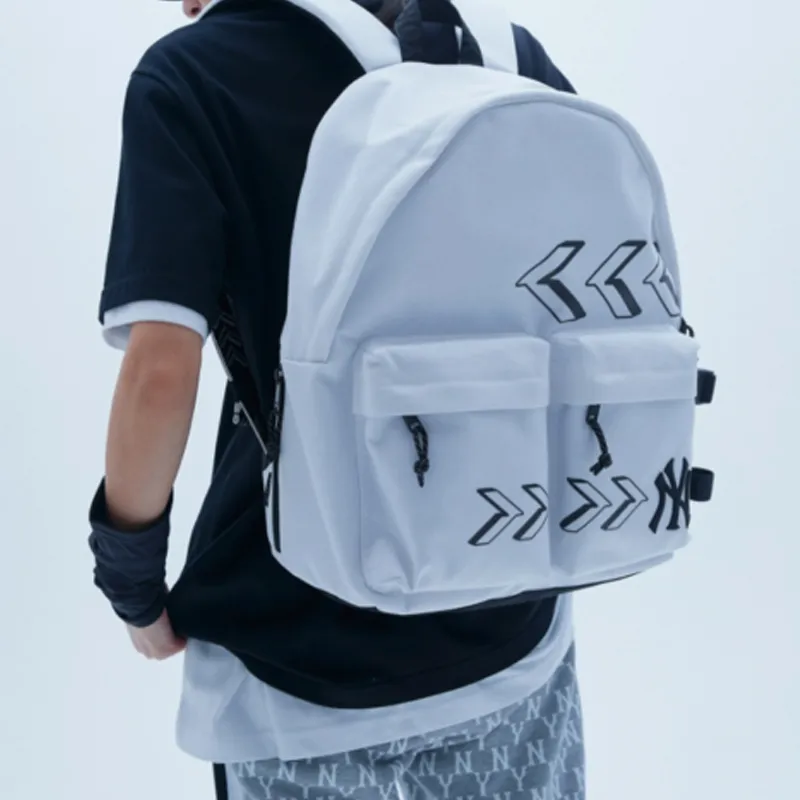 MLB Polyester Backpack Regular Unisex White-6
