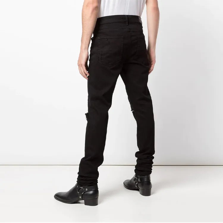 AMIRI Slash Skinny Stretch Jeans-3