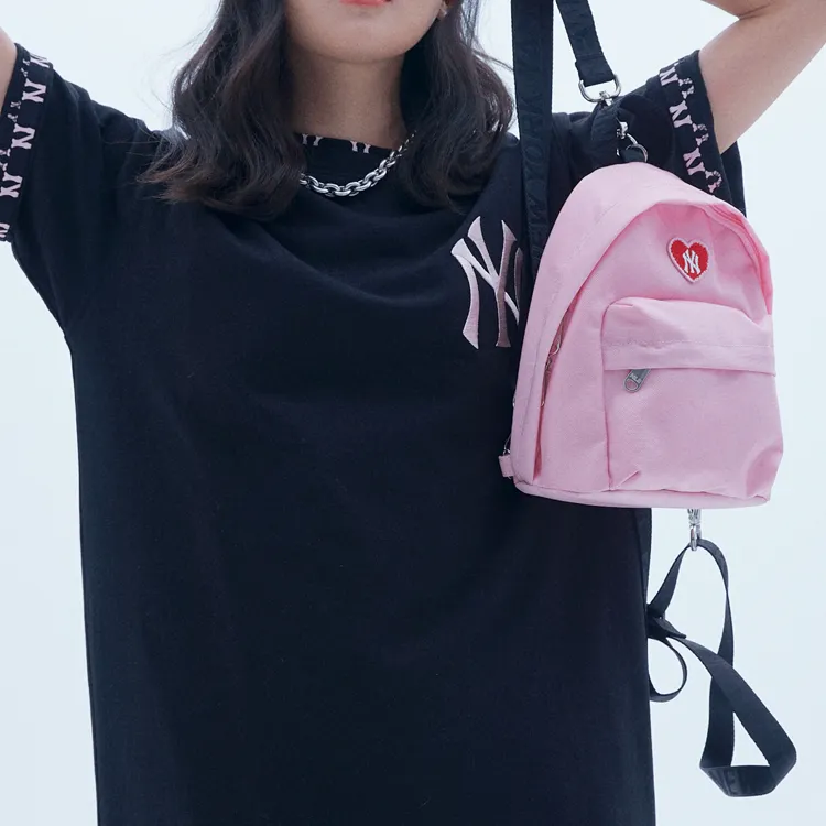 MLB Polyester Crossbody Bag Backpack Regular Unisex Pink-6
