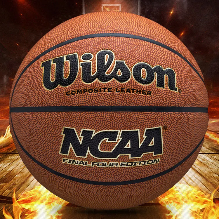 Wilson NCAA Collection WTB1233IB07CN PU Basketball Brown Size 7 Training Match Unisex-4