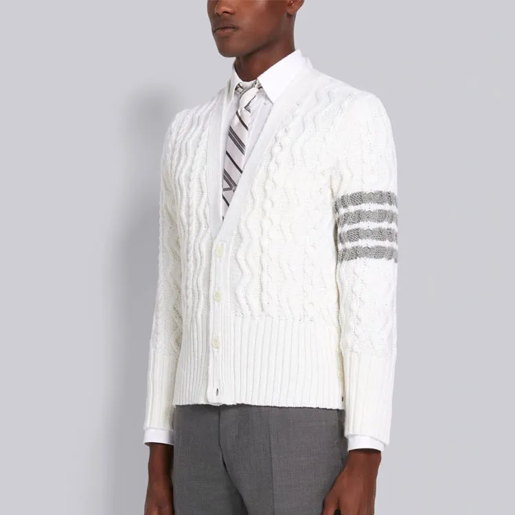 THOM BROWNE· Sweater Men's White-2