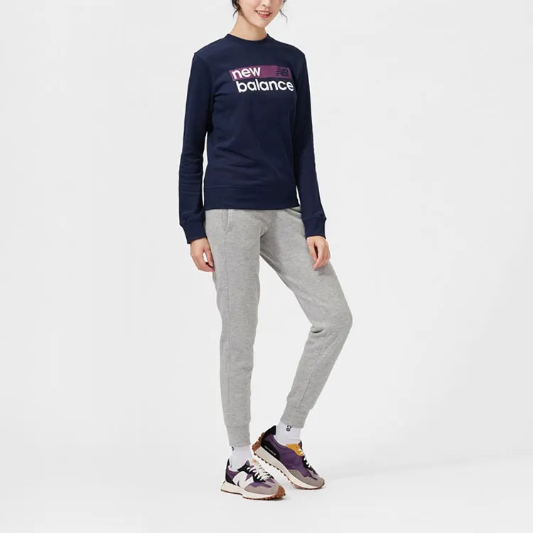 New Balance Leisure Life Sweatshirts Women's Navy Blue-2