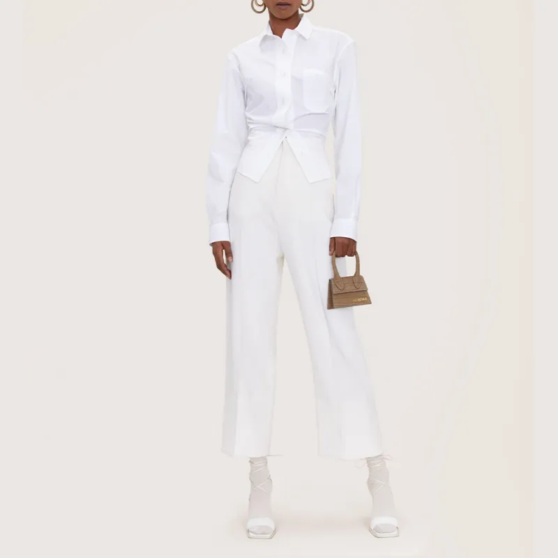Jacquemus Suede Handbag Mini Women's Beige Embossed-5