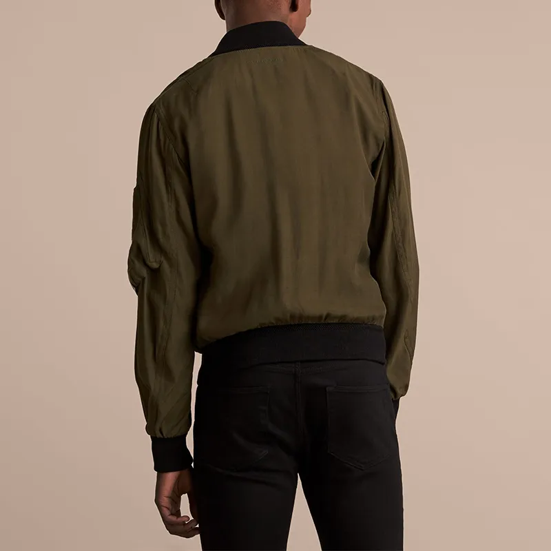 Burberry Jackets Men Army Green-4