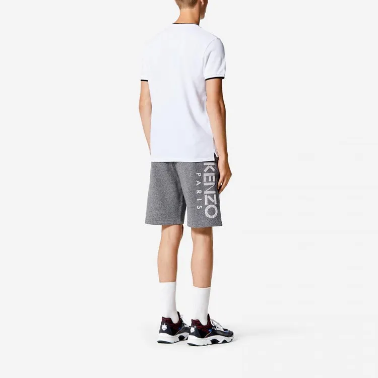 KENZO Tiger Embroidered Crewneck T Shirt-2