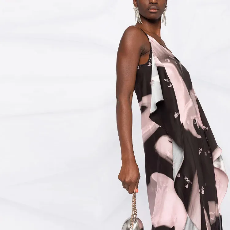 OFF-WHITE SS21 Slip Dresses Women's Multicolor-4