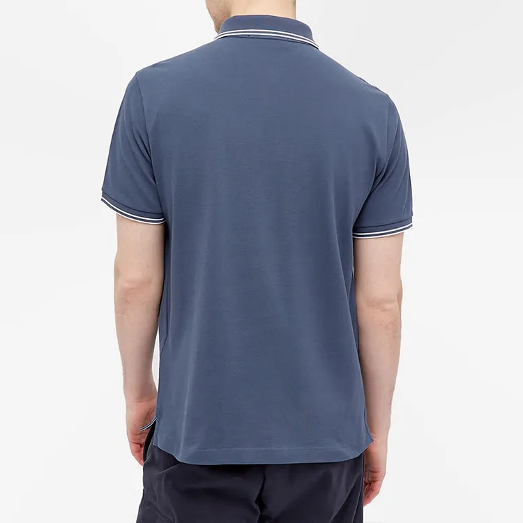 STONE ISLAND Polo Shirts Men Blue-1