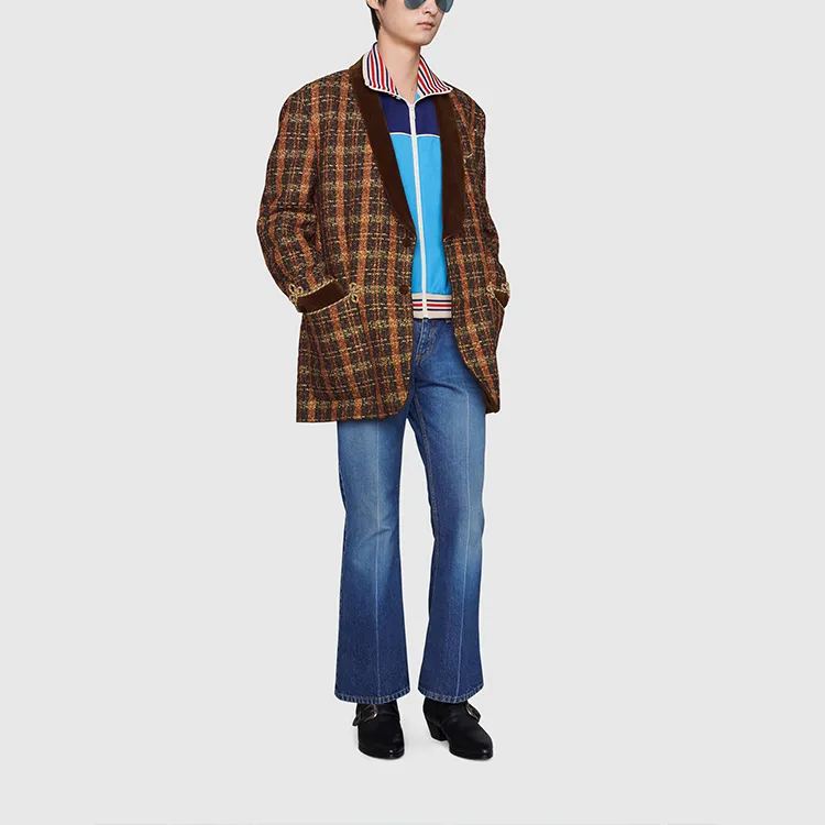 GUCCI Interlocking G Colour block Jacket-1