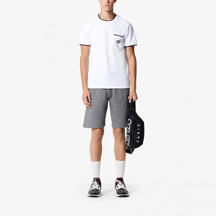 KENZO Tiger Embroidered Crewneck T Shirt-3