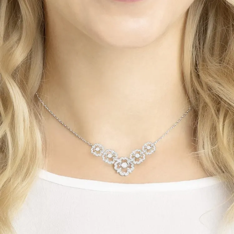 Swarovski Sparkling Dance Necklaces Women's-2