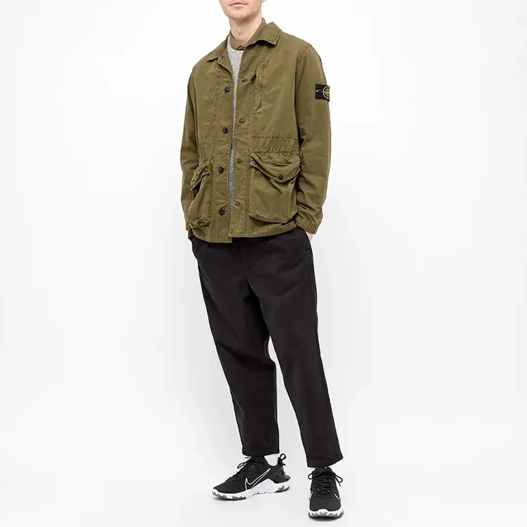 STONE ISLAND SS21 Jackets & Coats Men's Olive Green-1