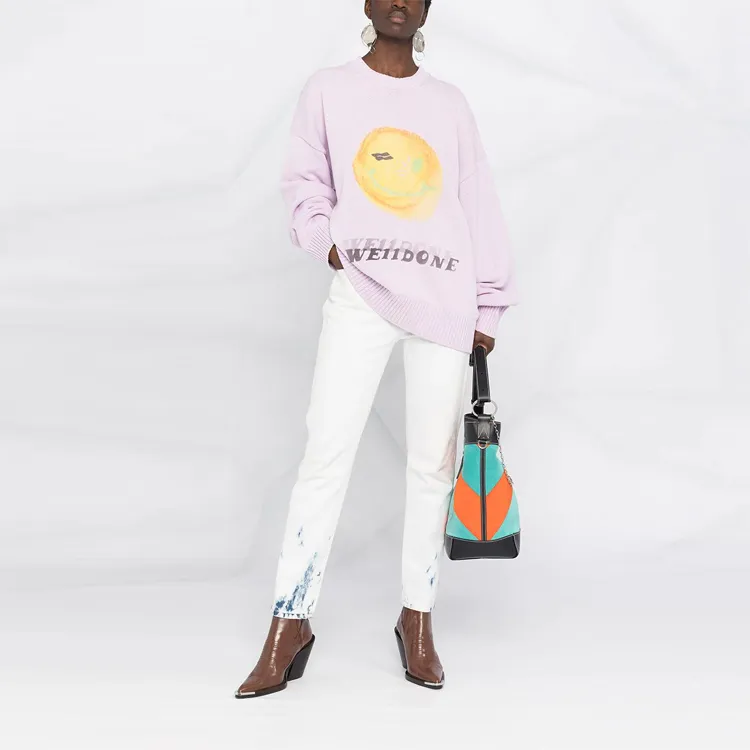 WE11DONE Sweaters Unisex Pink-2
