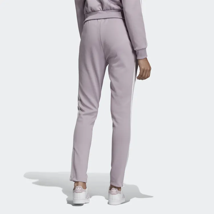 Adidas Originals SST Knitted Sports Pants Women's Light Pink Purple Gray-2