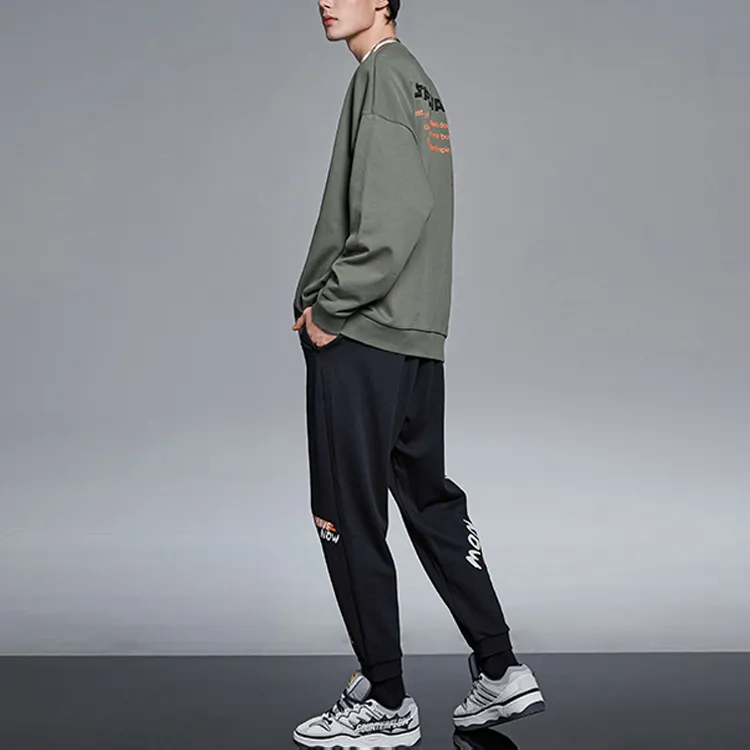 LiNing Knitted Sports Pants Men's Black-4